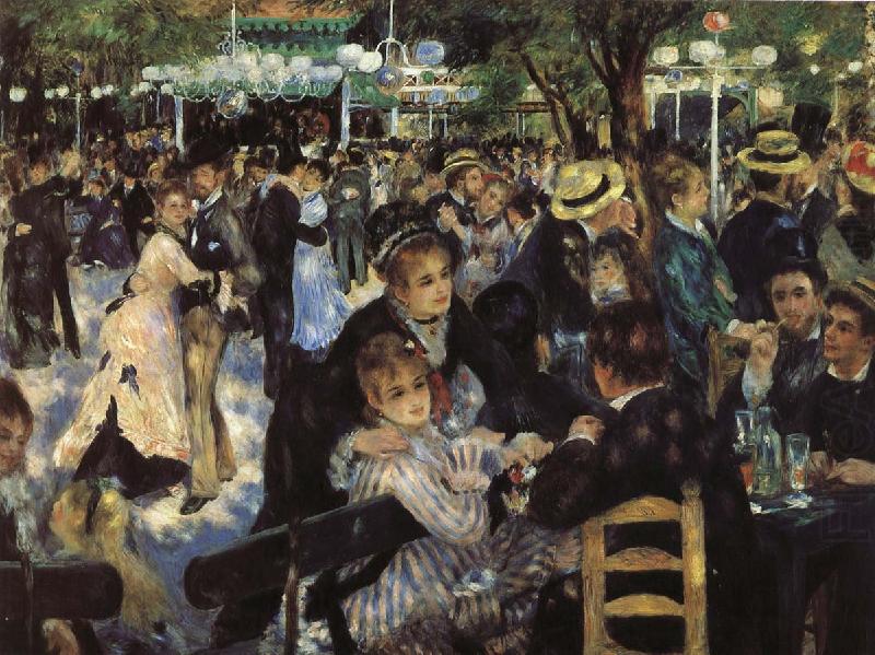 Red Mill Street dance, Pierre Auguste Renoir